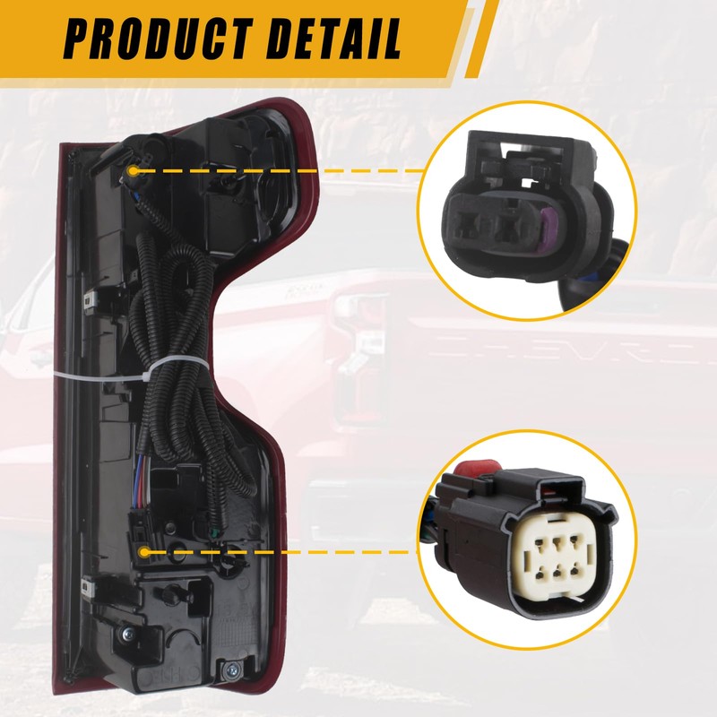 Boine Left Driver Side Tail Light Compatible With 2019-2023 Chevy