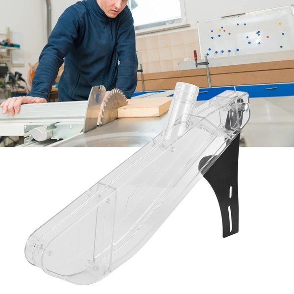 Table Saw Guard, 4‑10in Acrylic High-Strength Transparent Plastic Table Saw Blade Guard with Dividing