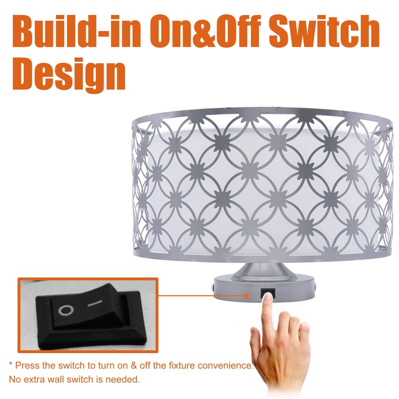 Facon 12V RV Pendant Light Fixtures - 11'' Interior Ceiling