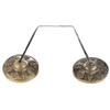 2.6in/6.5cm Handcrafted Tibetan Meditation Tingsha Cymbal Bell with Buddhist The