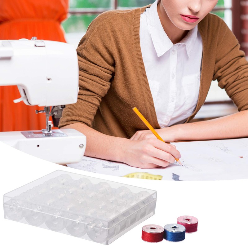 50 Pcs bobbins for Sewing Machine- Eoehro, Sa156 Bobbins, Bobbins