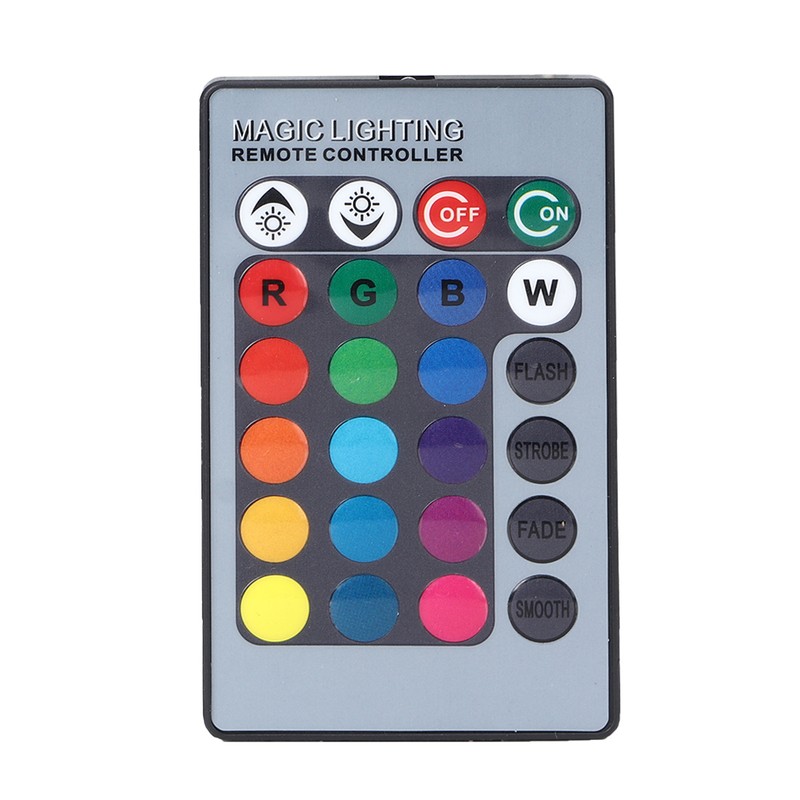 Colorful LED Fog Light Strobe Blub with Remote Control 12-24V