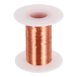 sourcing map 42 AWG Magnet Wire, 42 Gauge / 0.06mm Enameled Copper Wire, 2 oz Magnetic Coil Wire for Transformer, Motor, Electric, 155C(311F)