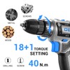 DEKO PRO Cordless Drill 20V Electric Power Tool Set for
