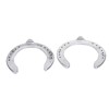 4pcs Horseshoes Aluminum Alloy Light Weight Reliable Practical Horse Riding