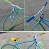 Bicycle Handlebar Grips - Colorful Rubber Mushroom Grips for BMX/MTB