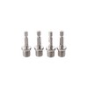 Urjumpea 4pcs M14 Thread Adapter Screwdriver Bit Round Hexagon Connecting