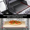 ROCKSHEAT Pizza Stone, 15"x12" Rectangular Pizza Stone for Oven Grill