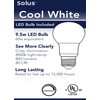 Solus 14" Globe Post Top Light Fixture – Black Cast