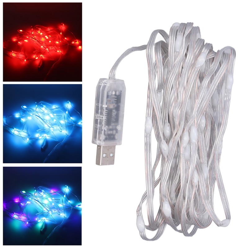 LED String Lights APP Control USB RGB Multicolor Decorative Lights