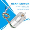 DC Encoder Gear Motor with Cable, Electric Micro Speed Reduction