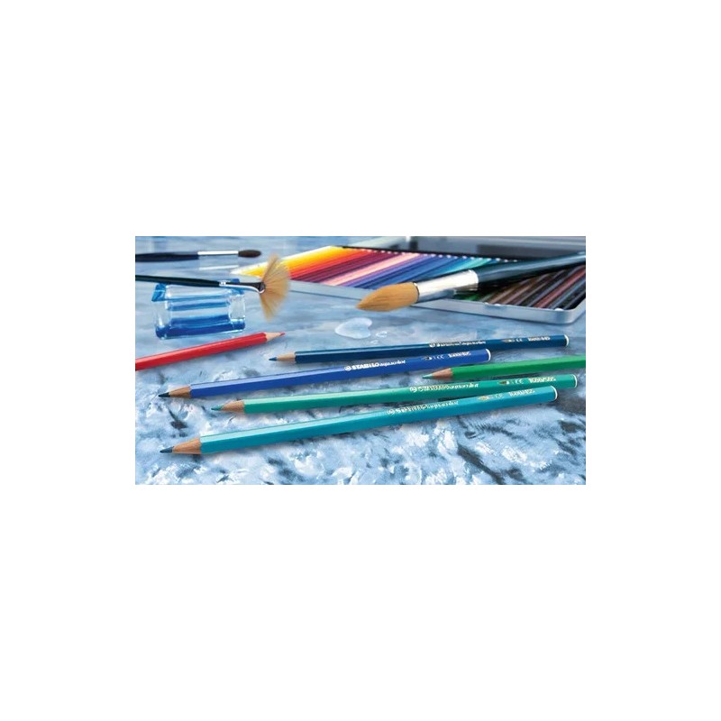 Stabilo Lapices De Dibujo Acuarelables Stabilo Aquacolor Con 12
