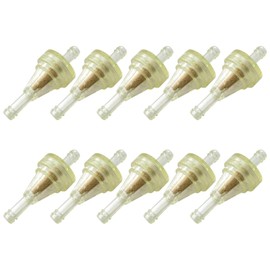 Premium 1/4 inch Inline Gas Fuel Filter Replacement 10PCs Fit for EZGO #S 23013-G1 15469-G1 15977-G11 7432-G1