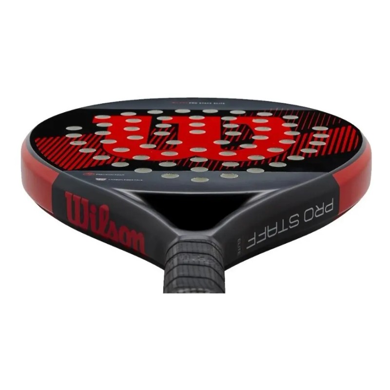 Pala Raqueta Padel Pro Staff Elite Wilson Negro/rojo