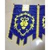 LinkStart Horde Alliance Badge Banner Flag Orc Emblem Poster (Blue)