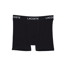 Lacoste Men's Cotton Stretch Essentials Boxer Briefs, 5-pack, Black, Medium