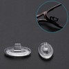 Eyeglass push in nose pads,5 Pairs Oval Slide in Nosepads,Glasses