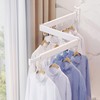 LIENAHU Wall Mounted Clothes Drying Rack, Collapsible, Folding, Retractable -