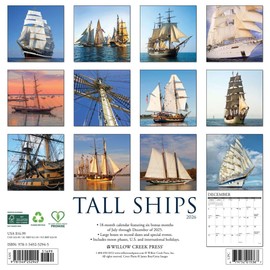 Tall Ships 2026 12" x 12" Wall Calendar