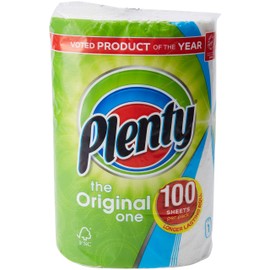 Plenty White Kitchen Roll 100 Sheets