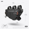 Rhinowalk Bicycle Frame Bag Waterproof Tube Bag Top Tube Bags