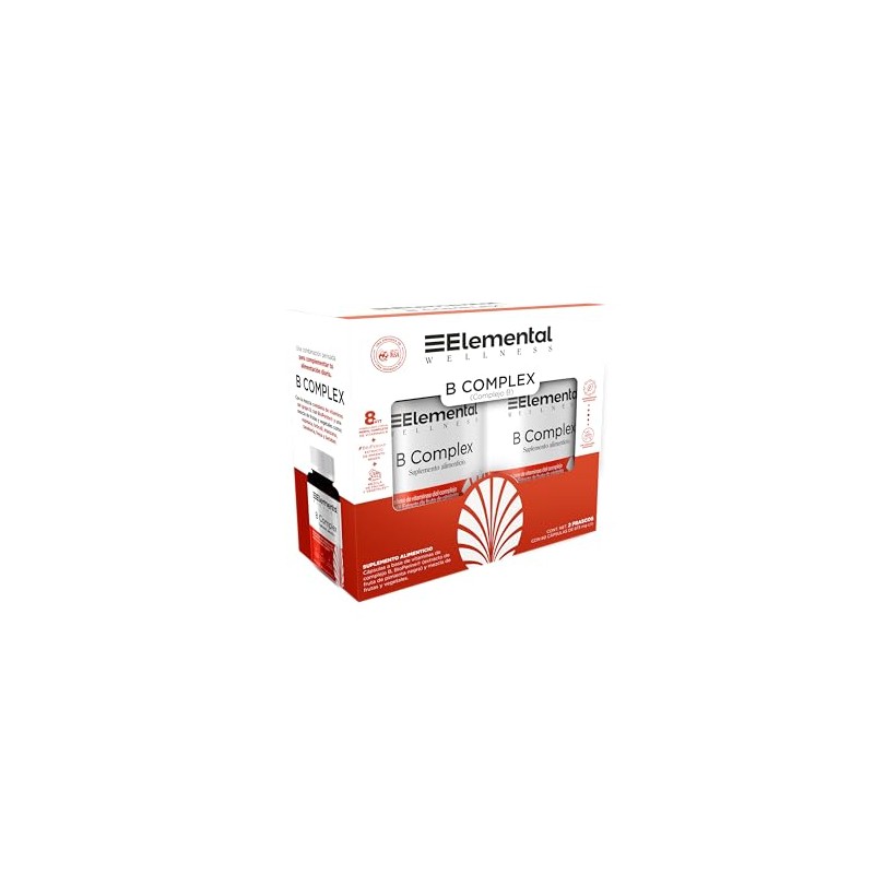 Elemental Complex Complejo 120 Cápsulas Duo Pack Bioperine Vitaminas