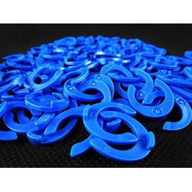 Blue Clip For Locking Quick Connect Fittings 3/8" Parts Water Filter/RO System- 50pack (50, 3/8")