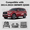 [Shvgen] Floor mats Compatible with 2019-2024 Infiniti QX80/Armada: Custom Fit
