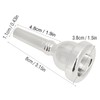 12C Alto Trombone Silver Plated Brass Mouthpiece Musical Instrument Accessories