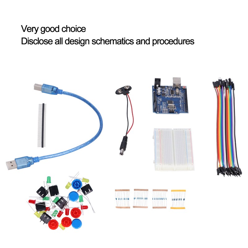 Development Board Starter Kit for R3 Mini Breadboard LED Jumper