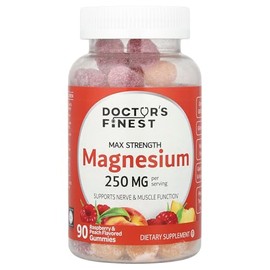 Doctor's Finest Magnesium, Raspberry & Peach, 250 mg, 90 Gummies (83 mg per Gummy)