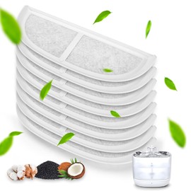 Cat Water Fountain Filter,Cat Fountain Filter Replacement Filters Compatible with Eufy 3L/105oz Stainless Steel Pet Water Fountain,8 Pack Pet Fountain Filter Replacement