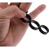 MOMOMAGE Black Strong Magnetic Magic PK Ring Magnet Coin Magic