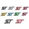1pcs Metal new ST Car Emblem 3D Racing Decal Sport