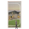 Upgraded Pet Screen Door,Fits Door Opening Size 30''x 80'',Thickened Cat