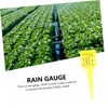 DOITOOL 5pcs Rain Gauge Accurate Rainfall Measuring Tools for Garden