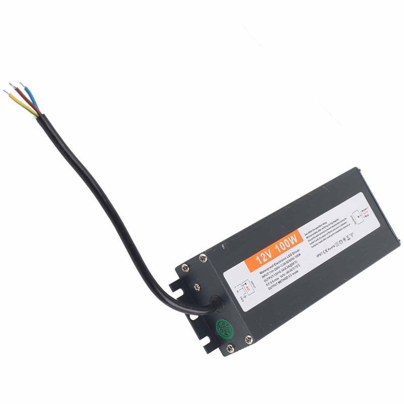100W Ultra Thin Waterproof Power Supply Transformer Adapter LED Driver