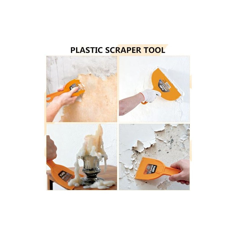 6 Pack Putty Knife 1.5" 2" 3" 4" 5" 6"