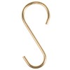 Rayher 4 x Gold Metal S Hooks for Rayher Pin