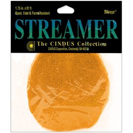 Cindus Crepe Streamers 1.75" Wide 81 Feet-Gold