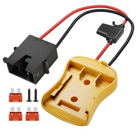 RVBOATPAT Power Wheel Adapter Compatible with Dewalt 20V Battery Wire Harness Connector 12 AWG Wire 12 Volt Power Wheels