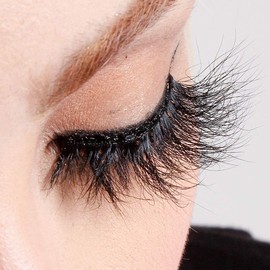 BEAUTY CAT 3D False Mink Eyelashes Classic -Full Long Dramatic and Natural Look / Comfortable Wearing Strip Lashes by Handmade, Soft & Light Weight Fluffy / Luxury Packaging Box for Reusable (No. 006-NIKKI)