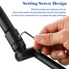 Matte Black Shower Head Extension - 13'' Adjustable Arm for