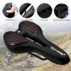 Bicycle Saddle Breathable PU Leather Hollow Cushion Comfortable Road Bike