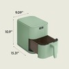 Bella Slim 6.0 QT Air fryer, Seaglass