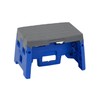 Cosco 1 Step Molded Folding Step Stool, Type 1A, Blue