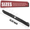 WuWoWo 2 Pack 13" 50020092 Lawn Mower Mulching Blade Compatible