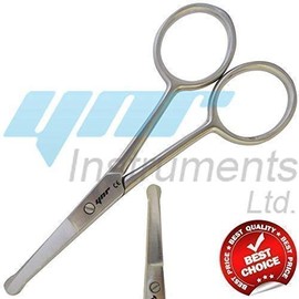 YNR England Nose Scissors Moustache Mustache Scissors Baby Hair Trimming Scissors Ear Scissors