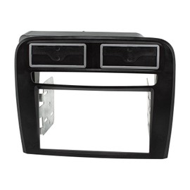 tomzz Audio 2414-046 Double DIN Radio Faceplate Compatible with Fiat Grande Punto 199 2005-2009 Black