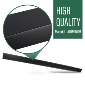 LQI Rocker Panel Cover Kit Compatible with Ford Ranger Extended Cab 1993-2011, Left & Right Black Aluminium